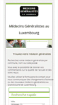 Mobile Screenshot of medecins-generalistes.lu
